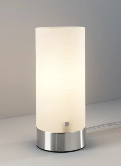 casa NOVA Tischleuchte 1flg weißsilberfarben