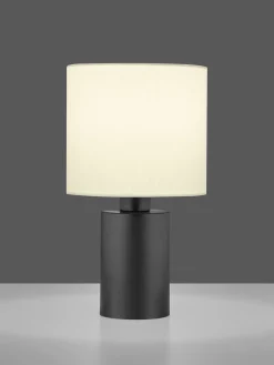 casa NOVA Tischleuchte 1flg schwarzgoldfarbenweiß