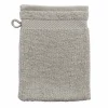 casa NOVA Waschhandschuh weißgrau