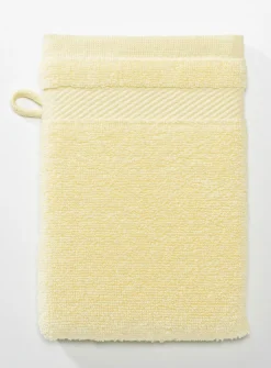 casa NOVA Waschhandschuh gelb