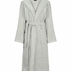 Cawö Bademantel braunbeigeorange