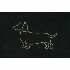 Cawö Badematte beigeschwarz