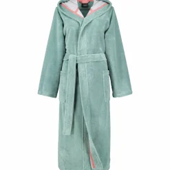 Cawö Damen-Bademantel grün