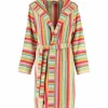 Cawö Damen-Bademantel mehrfarbig
