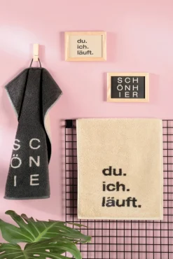 Cawö Gästetuch schwarz