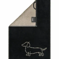 Cawö Gästetuch schwarzbeige