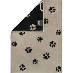 Cawö Gästetuch schwarzbeige