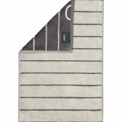 Cawö Gästetuch silberfarbengrau