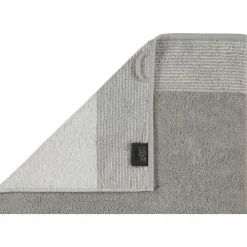 Cawö Handtuch silberfarbengrau