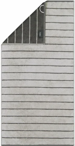 Cawö Handtuch silberfarbengrau