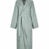 Cawö Home Damen-Bademantel grün