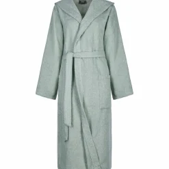 Cawö Home Damen-Bademantel grün