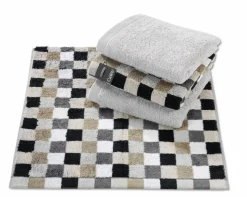 Cawö Waschhandschuh beigegrau