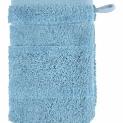 Cawö Waschhandschuh blau