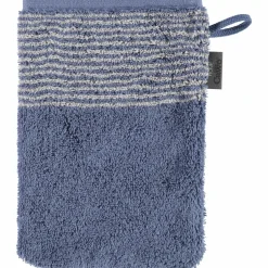 Cawö Waschhandschuh blau