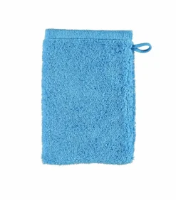 Cawö Waschhandschuh blau