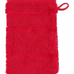Cawö Waschhandschuh rot