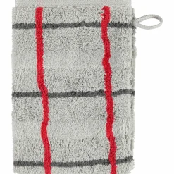 Cawö Waschhandschuh silberfarbengrau