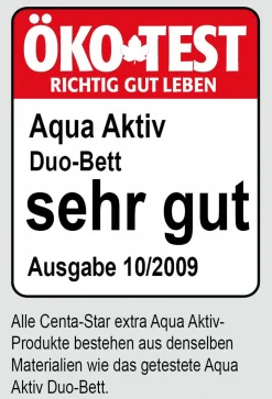 CENTA-STAR Vierjahreszeitenbett 450g weiß