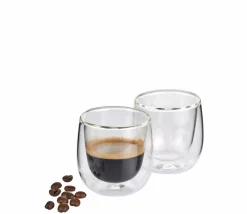 Cilio Espresso-Glas 2er Set transparent