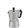 Cilio Espressokocher 3 Tassen silberfarbenschwarz