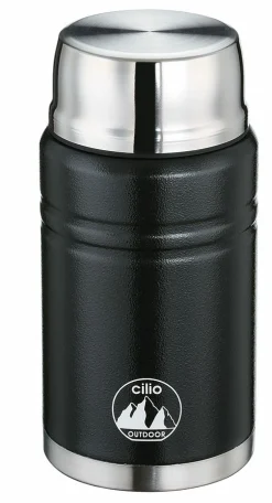 Cilio Food-Container 750ml schwarzsilberfarben
