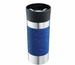 Cilio Isoliertrinkbecher 360ml blauschwarzsilberfarben