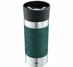 Cilio Isoliertrinkbecher 360ml grünschwarzsilberfarben