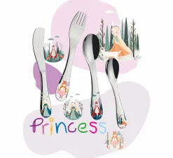 Cilio Kinderbesteck 4tlg. silberfarben