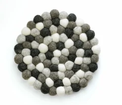 Cilio Untersetzer 21cm schwarzweißgrau