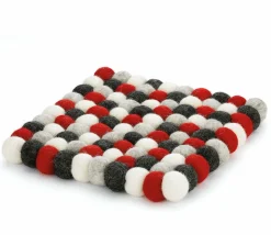 Cilio Untersetzer grauweißschwarzrot