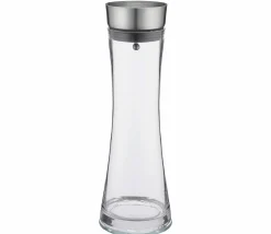 Cilio Wasserkaraffe 0,75l silberfarbentransparent