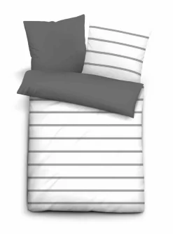 CINQUE Renforce-Bettwäsche grau
