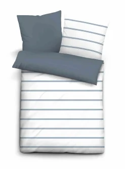 CINQUE Renforce-Bettwäsche blau