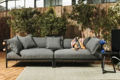 COSMIC-COLLECTION Garten- Bigsofa schwarzgrau