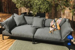 COSMIC-COLLECTION Garten- Bigsofa schwarzgrau