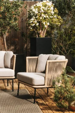 COSMIC-COLLECTION Rope Gartenloungesessel schwarz