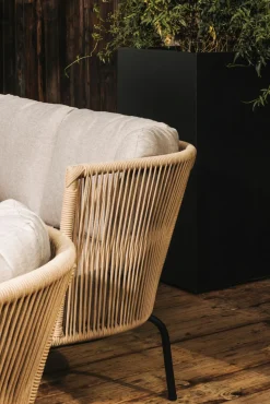 COSMIC-COLLECTION Rope Gartenloungesofa schwarz