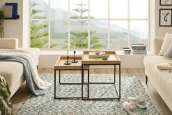 Couchtisch 2er Set braun