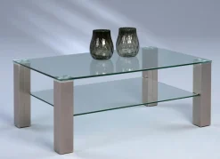 Couchtisch rechteckig transparent