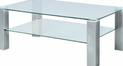 Couchtisch rechteckig transparent