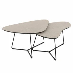 Couchtisch-Set beigebraun