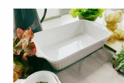 CreaTable Auflaufform 36x20x7.5cm weiß