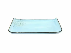 CreaTable BBQ Platte 33x16.5cm blau