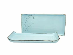 CreaTable BBQ Platte 33x16.5cm blau