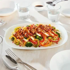 CreaTable Grill / Burgerteller 34x24cm weiß