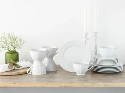 CreaTable Kaffeegeschirr 18tlg weiß
