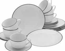 CreaTable Kaffeegeschirr 18tlg weiß