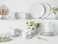 CreaTable Kaffeegeschirr 18tlg weiß