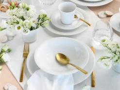 CreaTable Kaffeegeschirr 18tlg weiß